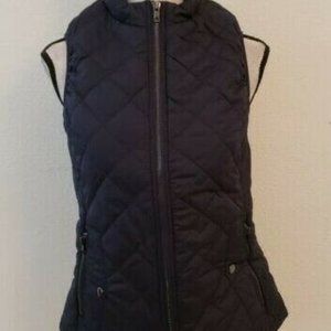 Art3d Women's Quilted Lightweight Vest, Dark Blue
